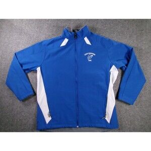 Holloway Jacket Mens L Blue Falmouth Soccer State Champions 2011 Embroidered